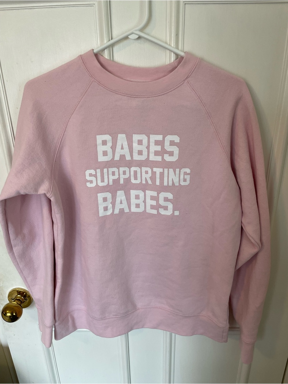 Nice Brunette The Label “Babes Supporting Babes” Crewneck (M/L)